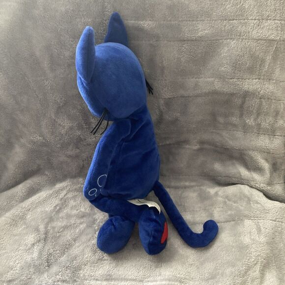 Pete the Cat Blue Plush Doll Stuffed Animal Toy Kohls Cares for Kids Heart 14" - Picture 6 of 11